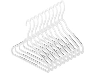 Slim Sure-Grip Hangers S/10 - (Paloma Grey)