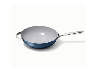 12" Nonstick Ceramic Stir Fry Pan Navy