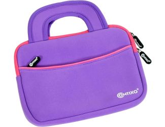 TB02 Protective Carrying Bag Sleeve Case for 10" Tablets-Purple