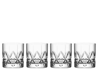 Peak Double Old Fashion Glass Set of 4