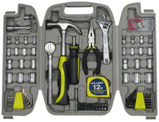 120-Piece Home Repair Tool Set in Tri-Fold Case