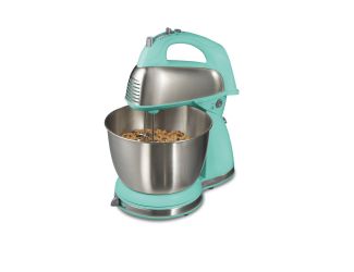 6 Speed Hand/Stand Mixer Aqua Blue
