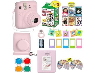 Fujifilm Instax Mini 12 Camera Bundle Pink