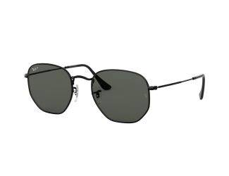 Hexagonal Flat Lens Polarized Sunglasses Size 54