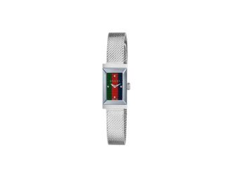 G-Frame Ladies Red/Blue Dial Mesh Bracelet Watch