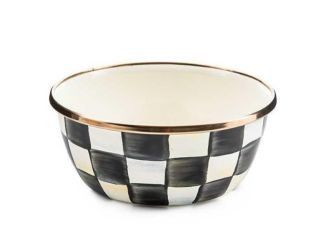 Sterling Check Pinch Bowl