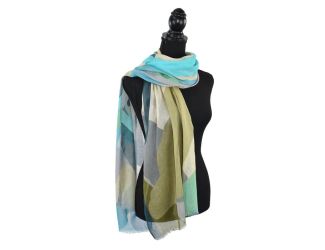 Milo Abstract Colorblock Scarf