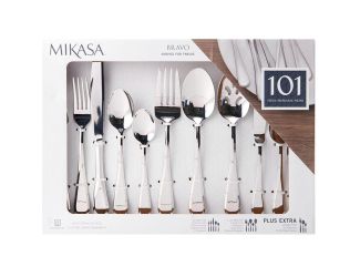 Bravo 101pc 18/10 Stainless Steel Flatware Set