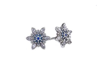 Crystalized Snowflake Earrings
