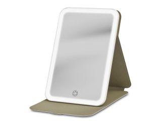 Ultra-Thin Portable Rechargeable Mirror w/ LED Lights