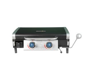 Razor 2-Burner Portable LP Gas Griddle w/Lid