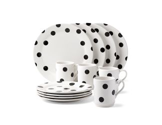 Deco Dot 12pc Dinnerware Set