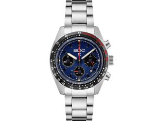 Mens Prospex SS Solar Chronograph Blue