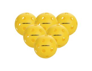 Onix Fuse Indoor Yellow Pickleballs 6pk
