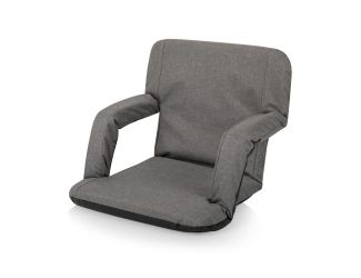 Ventura Portable Reclining Stadium Seat Heathered Gray