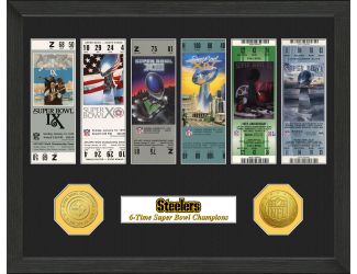 Pittsburgh Steelers Super Bowl Championship Ticket Collection