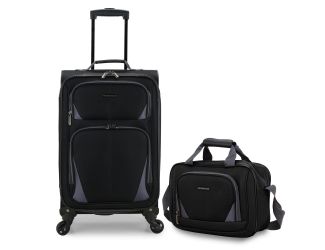 Forza 2pcs 23" Softside Spinner/14" Tote Set, Red