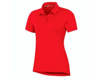 Under Armour T2 Green Women's Golf Polo - Red-R/XL