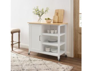 Tristan Open Kitchen Island/Cart