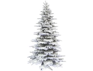 6.5-Ft. Flocked Pine Valley Christmas Tree