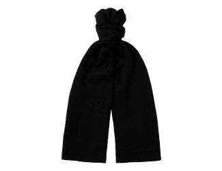Fendi FF Karl Nero Jacquard Wool Scarf