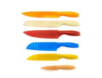 12pc Multicolor Knife Set