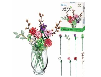 BK03 Spring Bouquet Floral Collection Building Block Set-1237 PCS