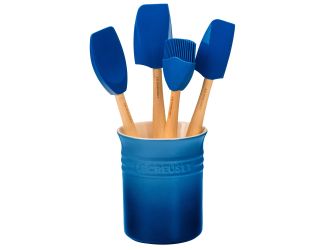 5pc Craft Series Silicone Utensil Set w/ Crock Marseille