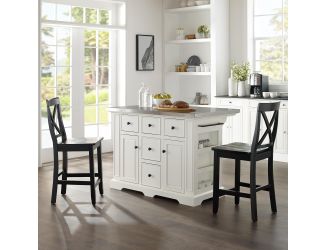 Julia Island W/X-Back Stools