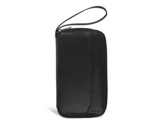 Onyx Leather Multi Passport Case Size 5.5"x9.35"
