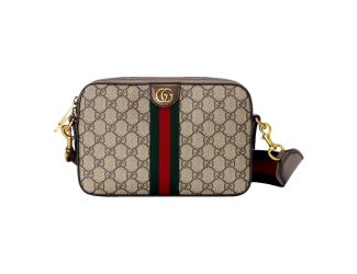Gucci Ophidia Small Crossbody Bag Iconic Gucci Logo Canvas