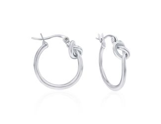 Knotted Hoop Earrings