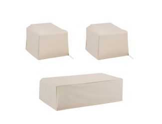 3-Piece Furniture Cover Set (2 Chairs, Coffee Table)
