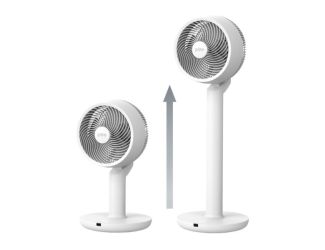 2-in-1 Circulating Floor & Desk Fan