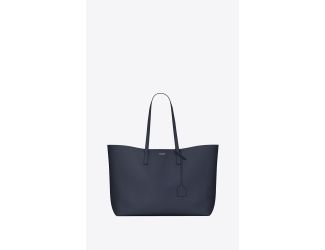 Large Supple E/W Tote Bag - Navy
