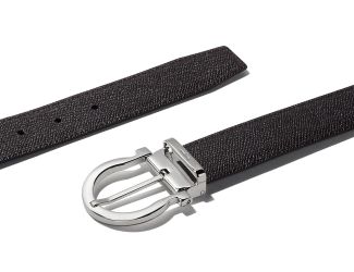 Reversible and adjustable Gancini Belt