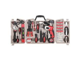 161 Piece Household Tool Kit w/3.6 Volt Li-ion Screwdriver