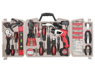 161 Piece Household Tool Kit w/3.6 Volt Li-ion Screwdriver