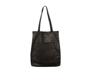 Margie Leather Tote/Shoulder Bag Black