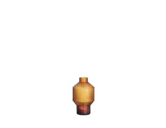 Pavilion Vase Dark Amber Small