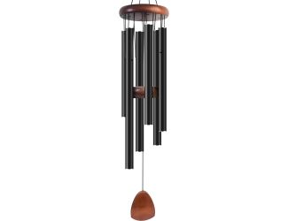 26" Black Aluminum Wind Chime