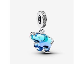 Elephant Murano Glass Charm