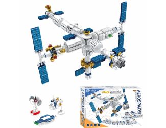 BK07 Aerospace Series Space Station Building Block Set - 573 PCS