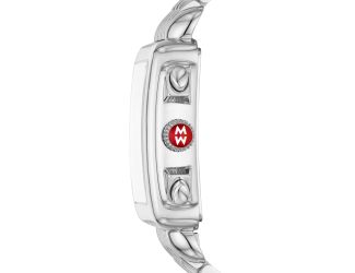 Deco Stainless Diamond Dial Watch