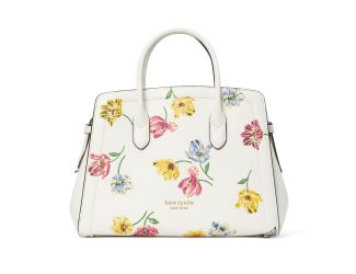 Knott Tulip Toss Medium Satchel - Cream Multi