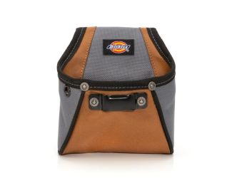 Rigid Nail & Screw Work Pouch with Tape Measure Clip: Tan