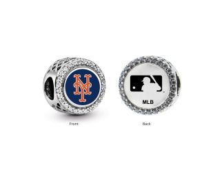 Button Charm - New York Mets