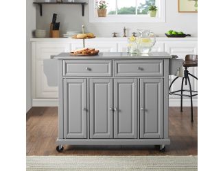 Full Size Stainless Steel Top Kitchen Cart