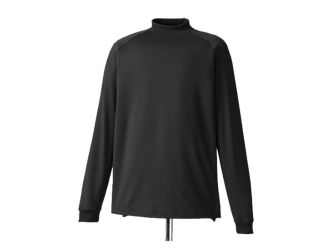 Long Sleeve Mock-Black-LG