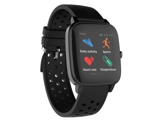 Bluetooth Smartwatch w/ Heart Rate & Temperature Tracking